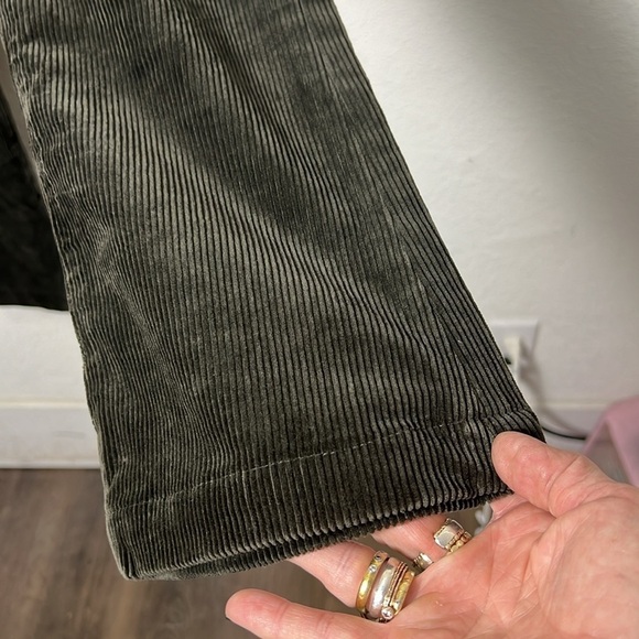 Trave Sloan Green Corduroy Trouser Size 26 - Picture 3 of 15
